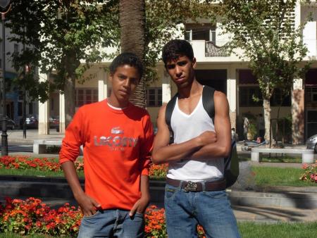 avec mon ami yassine